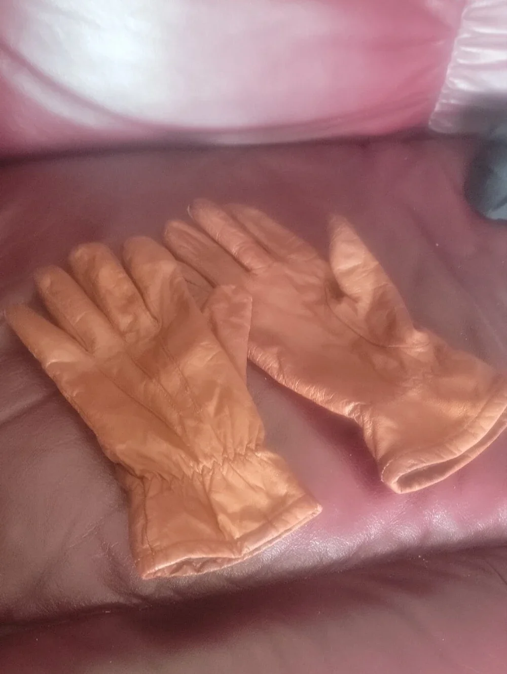 Bechamel. Leather Women's Gloves. Xl